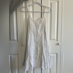 OLD NAVY white flower eyelet summer dress